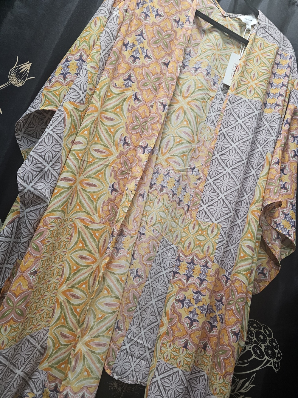 Heyson Orange SunsetKimono NWTS. Size 3XL.